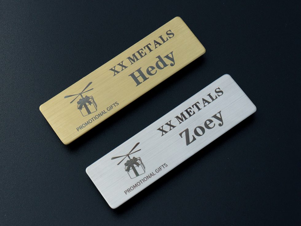 Stainless Steel Name Tag With Brushing Laser Name (1)