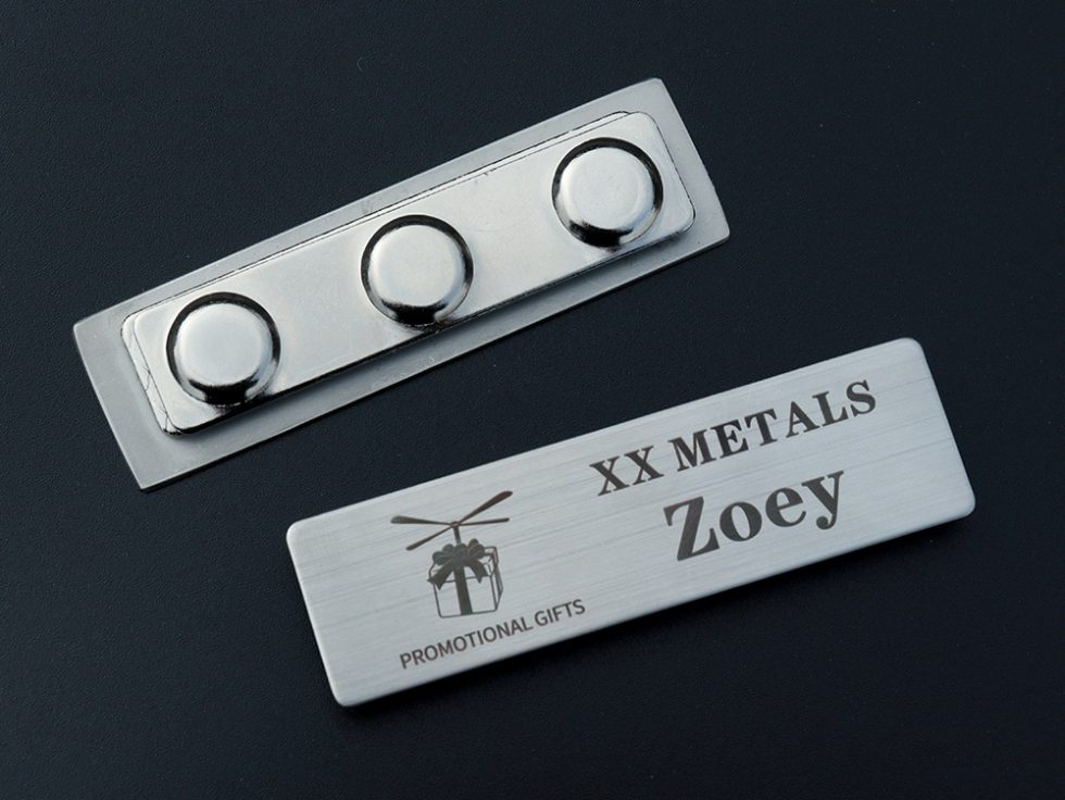 Stainless Steel Name Tag With Brushing Laser Name (3)