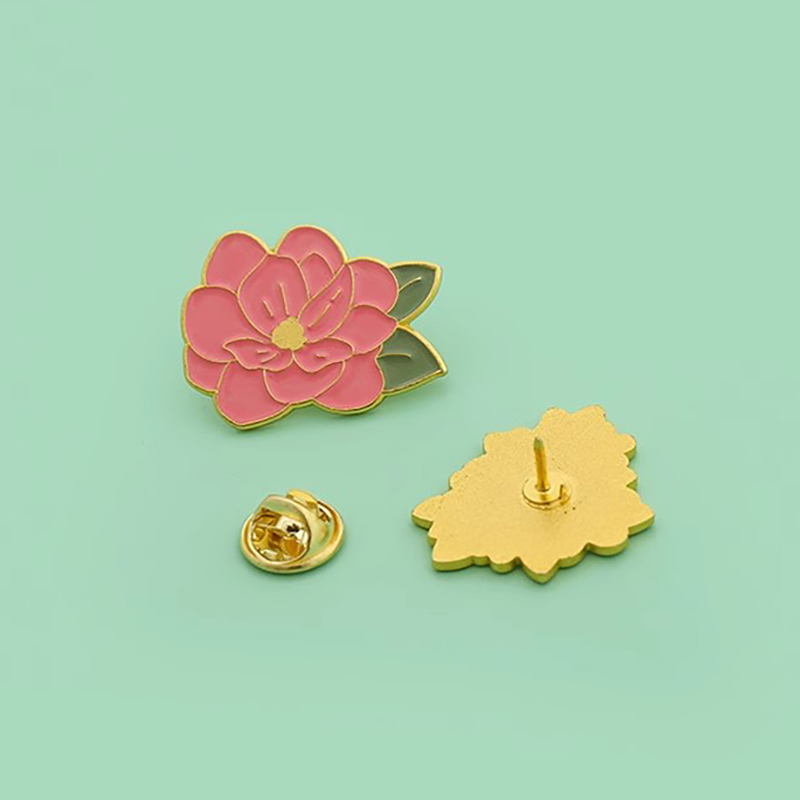 Botany Flower Enamel Lapel Pin (1)