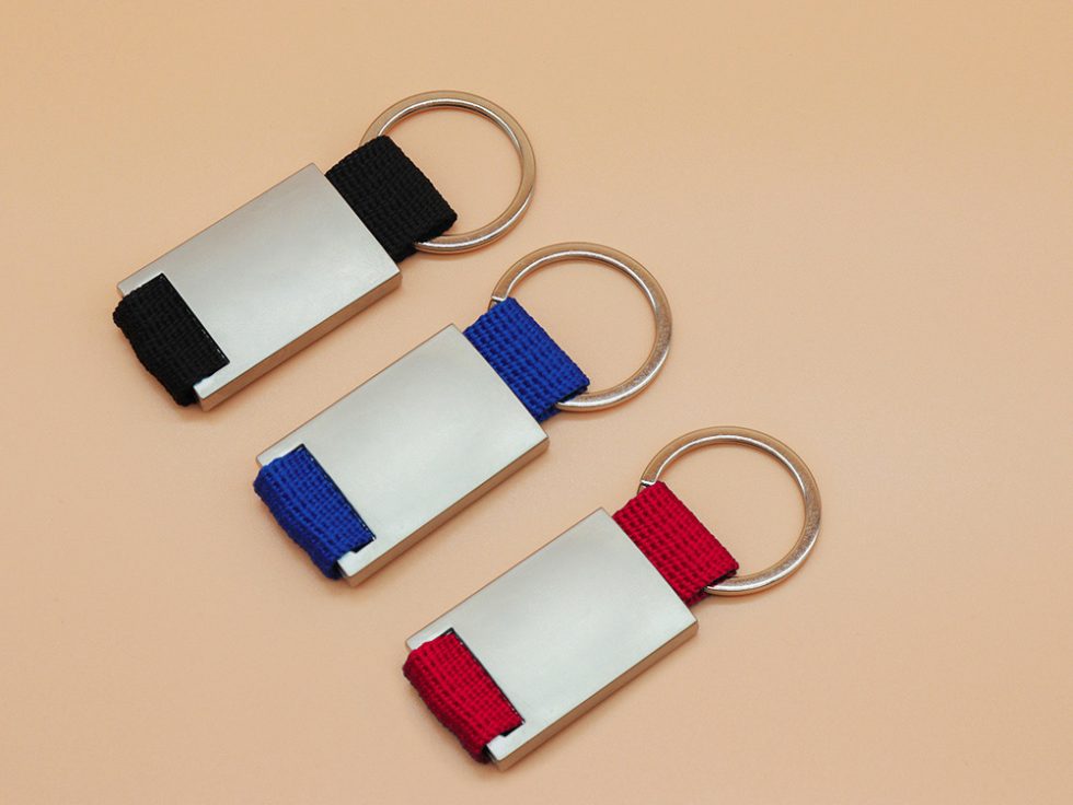 Woven Type Metal Keychain (2)