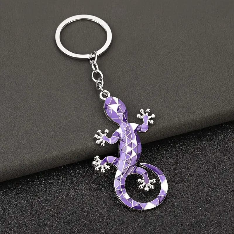 3d Color Gecko Keychain (1)