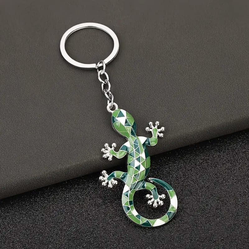 3d Color Gecko Keychain (4)