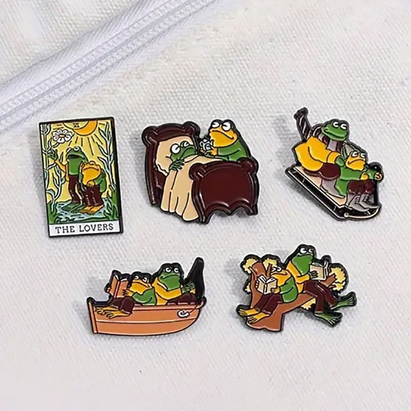 Frog And Toad Enamel Pins (4)