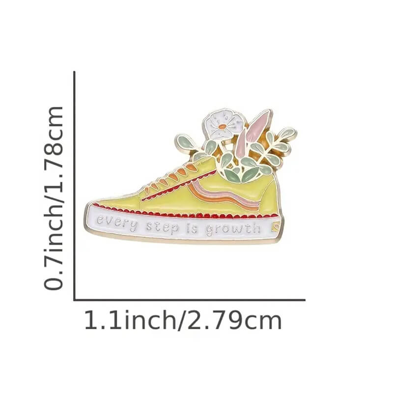 Personalized Shoes Flower Design Pins Fashion Souvenirs Brooch (2)