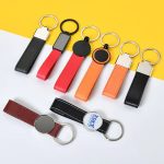 Elegant Leather Keychain with Laser-Engraved Logo – Perfect for Everyday Use