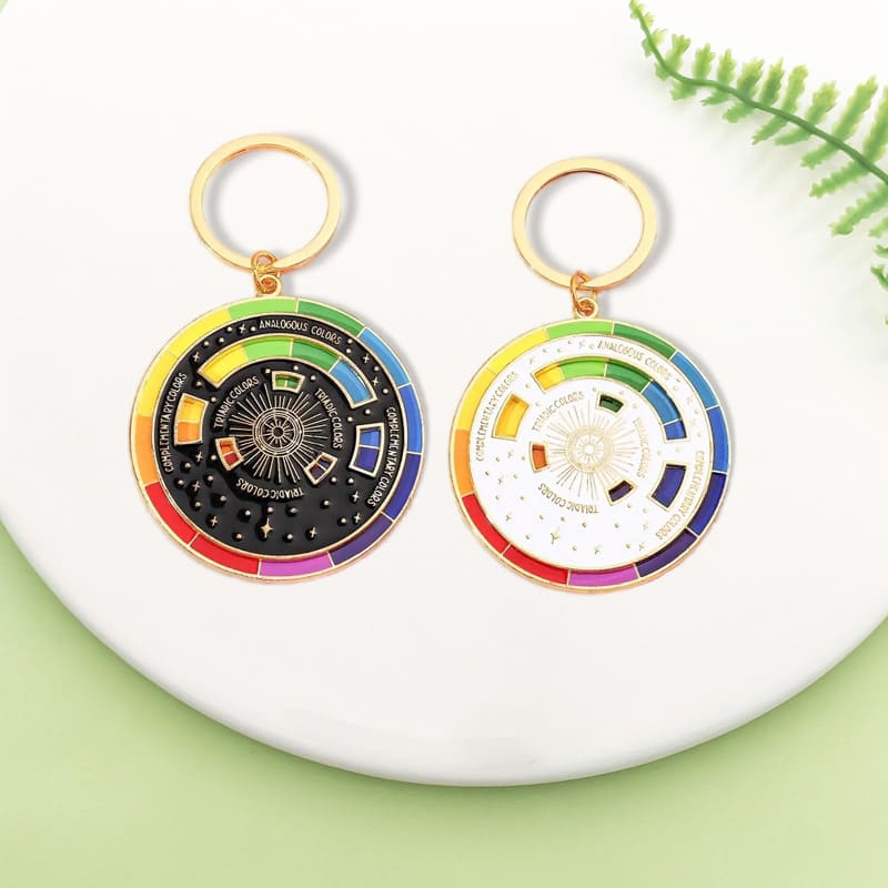 Metal Round Keyring